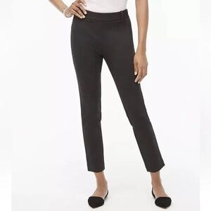 J. Crew Ponte Slim Charcoal Ankle Pants